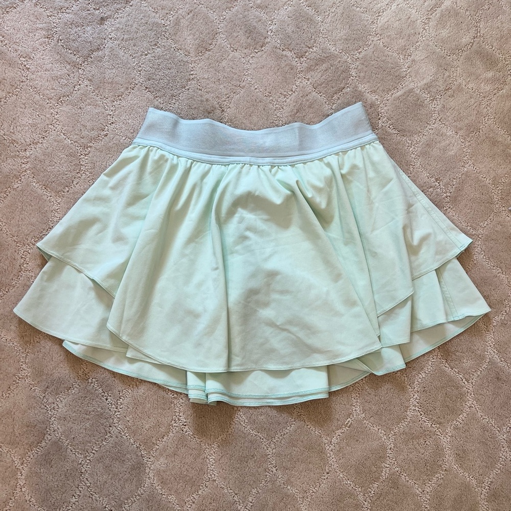 Lululemon Athletica Mint Green Tennis Skirt